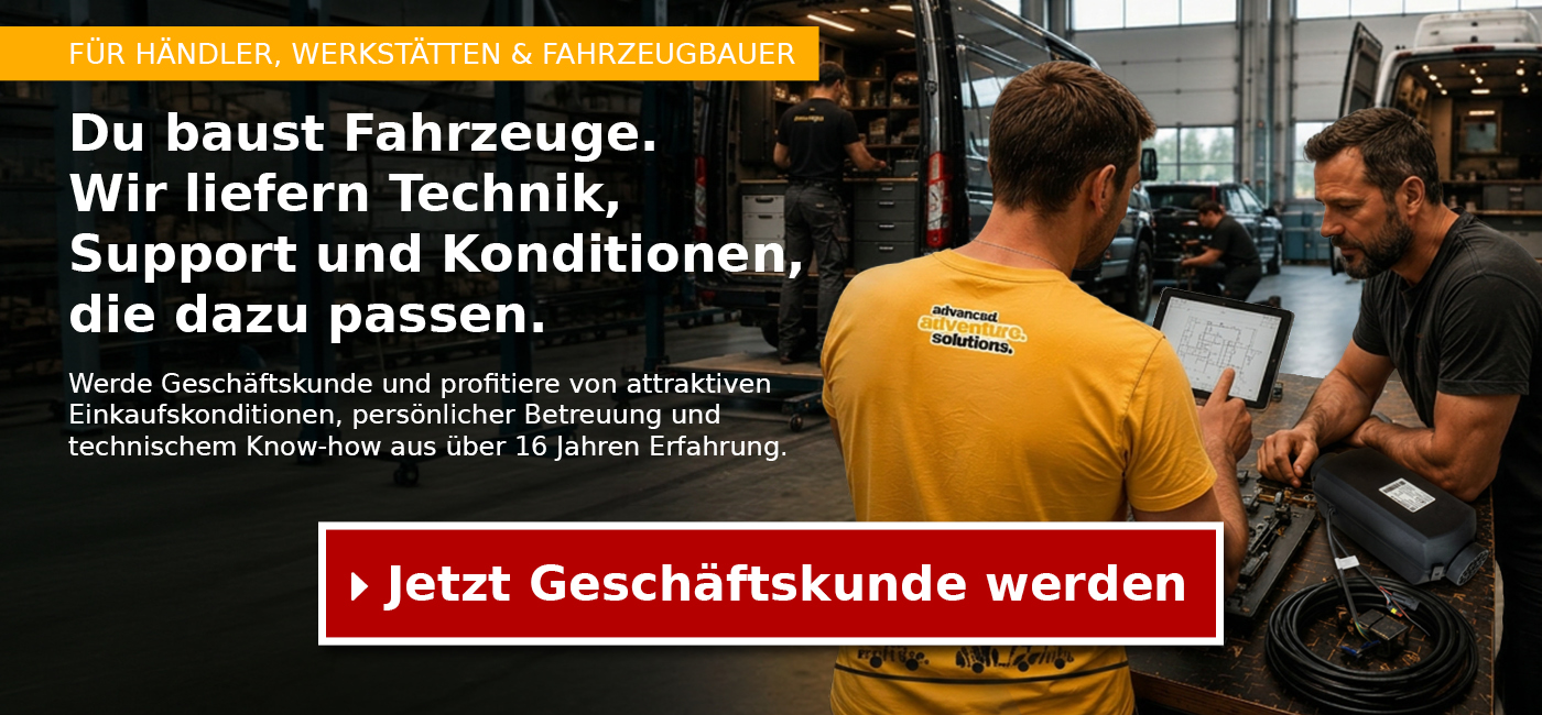tigerexped für Geschäftskunden - Jetzt Händler werden - Banner