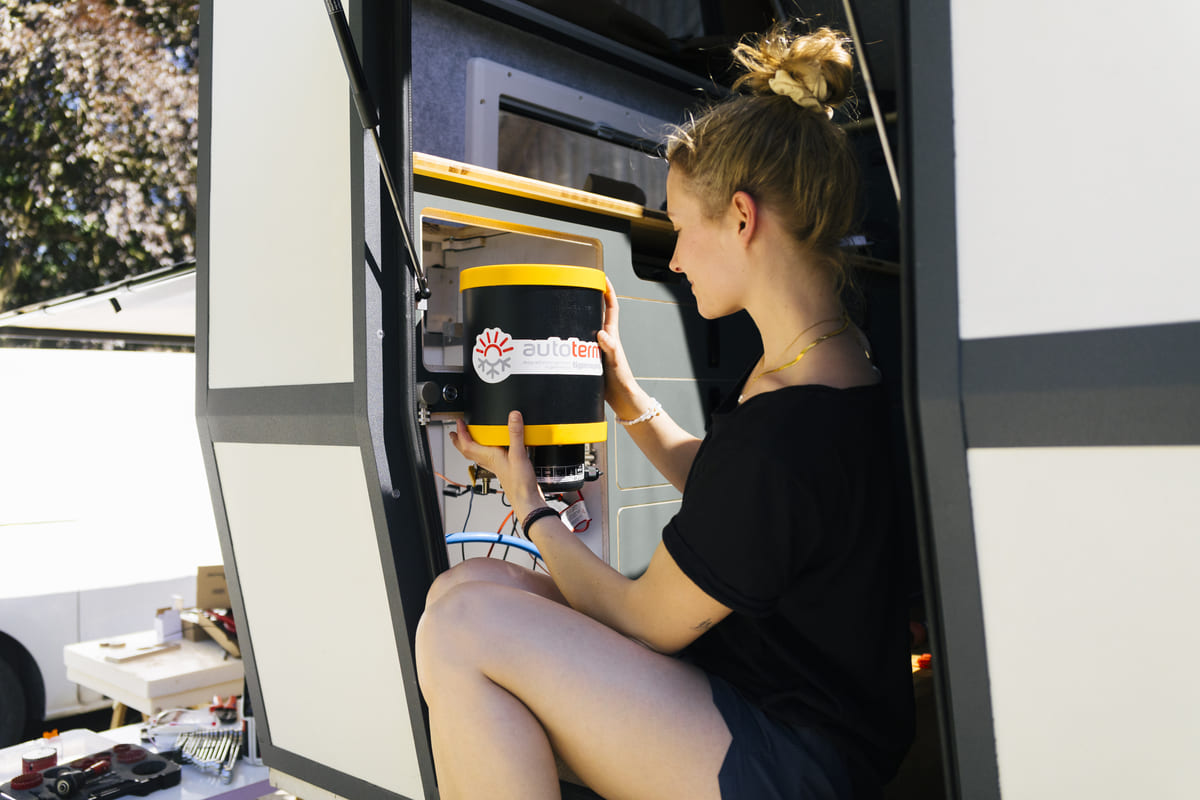 Warmwasserboiler für kleine Camper-Kabinen - monoBOIL von tigerexped