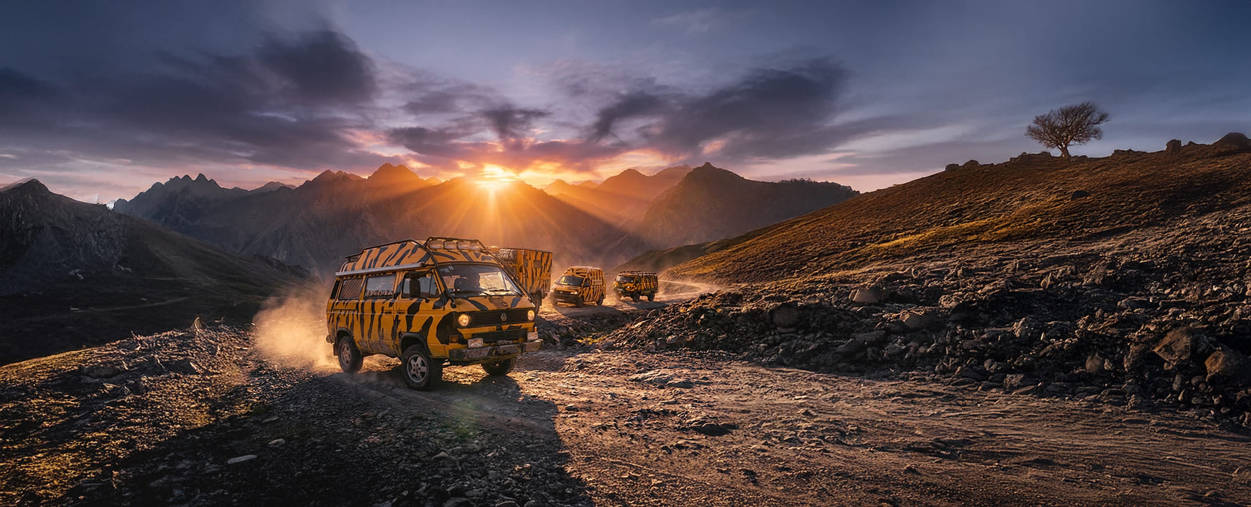 tigerexped Fahrzeuge on Tour - Banner