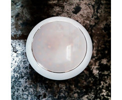 Ultra-flat LED light white ring nut 12/24V 3W