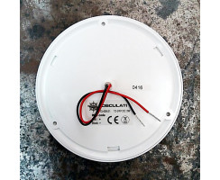 Ultra-flat LED light white ring nut 12/24V 3W