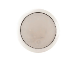 Ultra-flat LED light white ring nut 12/24V 3W