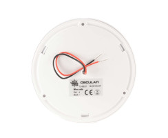 Ultra-flat LED light white ring nut 12/24V 3W