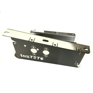 Stainless steel heater bracket for underfloor mounting of a 2kW auxiliary heater on VW T5/T6