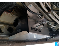Stainless steel heater bracket for underfloor mounting of...
