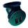 Doppel-USB-Einbausteckdose mit Schutzkappe, 12V/24V, 4,8A von Blue Sea