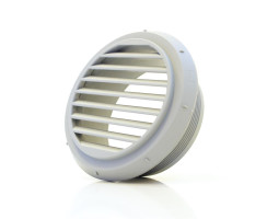 Air outlet for hot air pipe, 90mm, 45°, rotatable,...