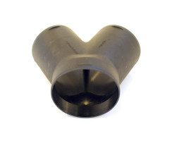 Y-piece 90-75-75mm, symmetrical Hot Air Distributor