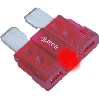 KFZ-Flachsicherung easyID mit LED-Kontrollanzeige, 10A
