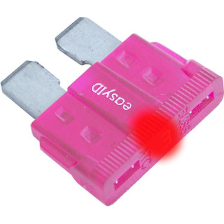 KFZ-Flachsicherung easyID mit LED-Kontrollanzeige, 3A