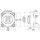 2-poliger Batterie Hauptschalter,e-Serie, 350A von Blue Sea