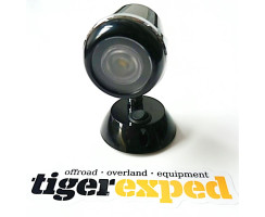 Articulated LED reading spot with switch, black/chrome,...