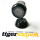 LED-Leseleuchte, schwenkbar, mit Schalter, schwarz/chrom, 12/24V, warmweißes Licht