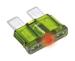 easyID Blade Fuses with LED Indicator, 5-25A - Assortment...