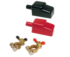 Battery Terminal Covers and Clips, Set