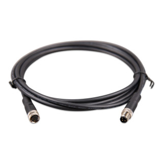 M8 circular connector Male/Female 3 pole cable 1m (bag of 2) 