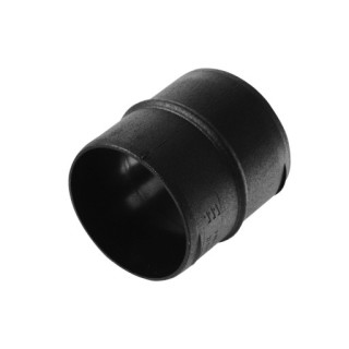 Straight pipe connector, 75mm