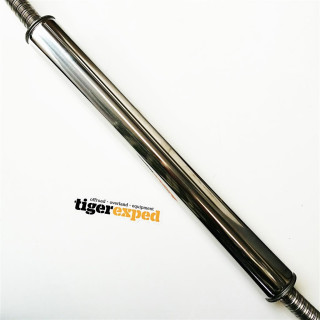 Exhaust silencer for 24 mm exhaust pipe diameter with 50 cm Supersilent silencer, total length 200 cm (can be shortened)