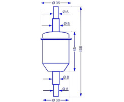 Kraftstofffilter Standheizung Diesel/ Benzin