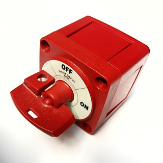 Main battery switch, m series, 300A with removable key