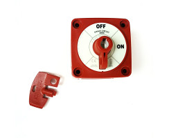 Main battery switch, m series, 300A with removable key