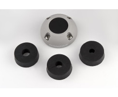 Cable gland medium, plastic gray, max. Ø30mm, cable 9-14mm