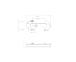 Multi Cable Seal, Aluminum, up to 15mm cable diameter