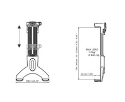 ROKK Universelle Tablet-Halterung (Top)