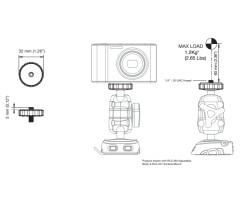 ROKK Mini 1/4" Thread Camera Plate