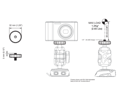 ROKK Mini 1/4" Thread Camera Plate