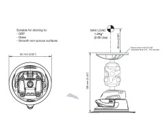 ROKK Mini suction cup base