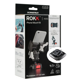 ROKK Mini Halter für Smartphones mit selbstklebender Basis (Set)