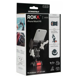 ROKK Mini Halter für Smartphones mit Saugnapfbasis (Set)