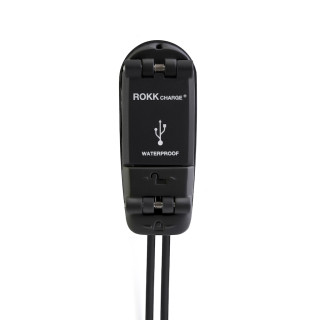ROKK Charge + Wasserdichte (IPX6) USB-Steckdose 12-24V - schnelle Ladung