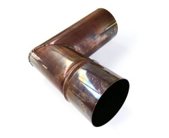 Exhaust Pipe Chimney 90 degrees for Diesel Stove Sibirien