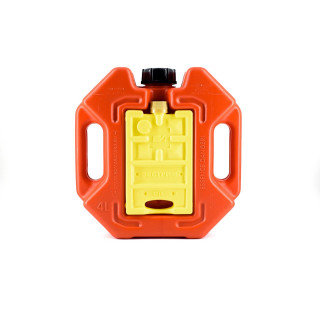 Jerry can extreme stop (4l+0.4l+0.4l) with integrated Hi-Lift base red