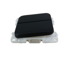 Double Rocker Series Switch 1-pole 10A/250V, depth 10mm, Inprojal System 10.000