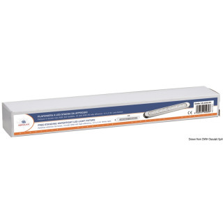 LED Aufbau-Deckenleuchte weiß 230x24x11 mm