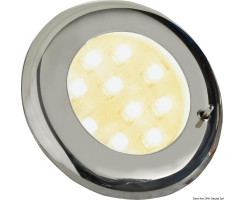 Batsystem LED recessed light Nova 2 in chrome, with...