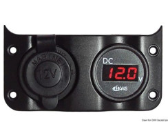 Voltmeter 3/30 V + socket for Wave