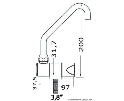 Rotary tap Slide series high cold water