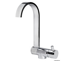 Style mixer tap for hot and cold water