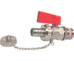Sicherheitsventil 3,0 Bar für Warmwasserboiler (z.B. Elgena)  mit T-Stück und KFE-Kugelhahnwasserablaufventil, mit Material für Wasserablauf und Einbauhinweis