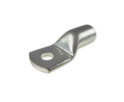 Tubular cable lug 2,5qmm M8, non-insulated, galvanized surface, straight