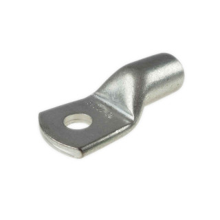 Tubular cable lug 6qmm M8, non-insulated, galvanized surface, straight