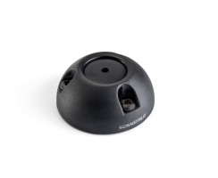 Cable grommet small, black plastic, max. Ø21mm,...