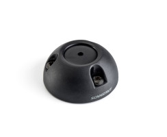 Cable grommet small, black plastic, max. Ø21mm, cable 9-14mm