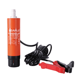Submersible and Inline Pump by Seaflo 280 GPH (≈ 17.7 l/min), 12V