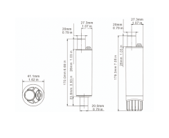 Submersible and Inline Pump by Seaflo 500 GPH (≈ 31.5 l/min), 12V