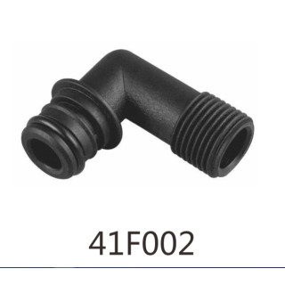 Elbow connection 3/4" quick coupling to 1/2" NPT male thread